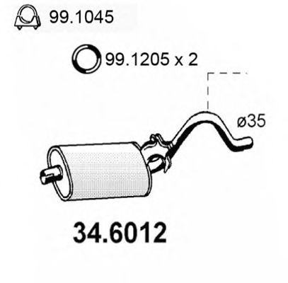   OPEL KADETT CITY 1.0-1.2 75/79 34.6012