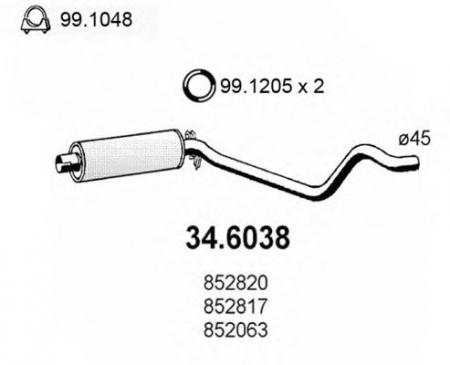   OPEL KADETT E 1.3 3 VOL. 85 34.6038