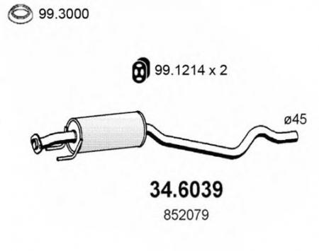   OPEL ASTRA 1.7 D DAL 92 34.6039