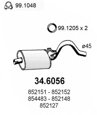   OPEL ASCONA 1.2-1.6 DAL 71/75 34.6056