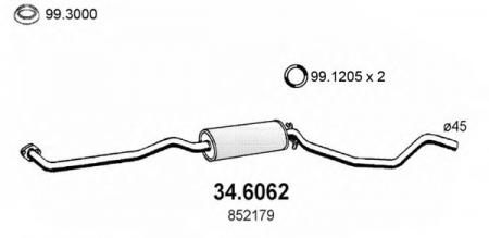 .   OPEL ASCONA C 1.6-2.0 81-]88 34.6062