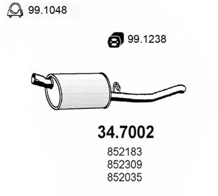    OPEL CORSA 1.2-1.3- 3 VOL. 83 34.7002