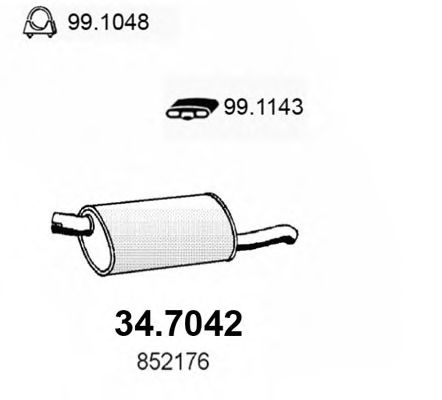    OPEL KADETT E 1.2-1.3-1.6 34.7042