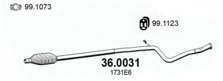  PEUGEOT 206 1.1I XR 1.4I 7/1998 36.0031