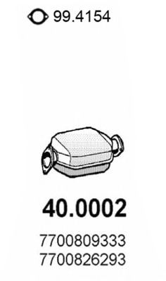  RENAULT CLIO 1.2I, 1.4I, 1.8I 90-] 40.0002