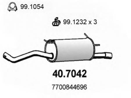    RENAULT MEGANE 2.0 I 16V 3/1996 40.7042