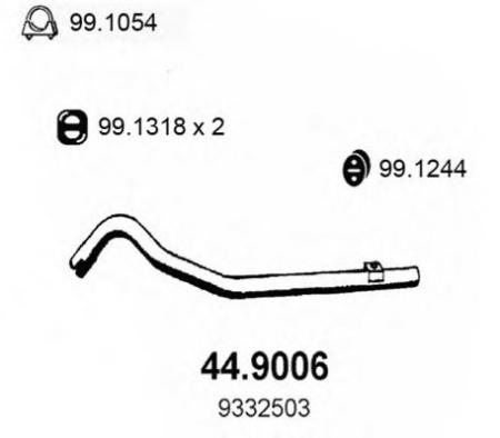   SAAB 900 TURBO 2 SERIE 81-83 44.9006