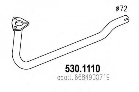   . MERCEDES 609 D 709 D/711D TUBO COLLETTORE 5301110