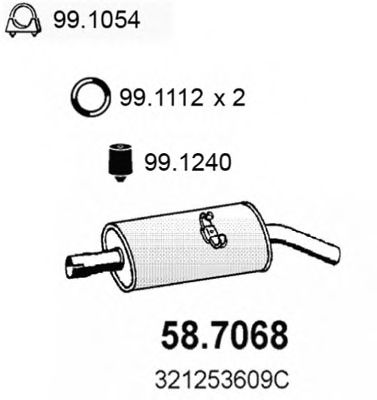    PASSAT C/CL/GL/TD 81 58.7068