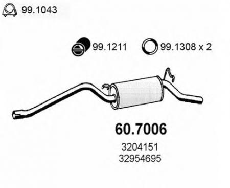    VOLVO 340-360 GL 83/84 60.7006