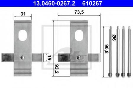   BMW E31/E38 2.8-5.0 93-01  13046002672