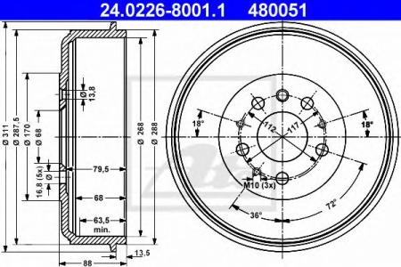    AUDI / VW 24.0226-8001.1