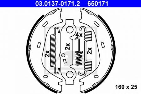 -   MER W123 73-85/W126/C126 79-91 160X25 (C ) 03.0137-0171.2