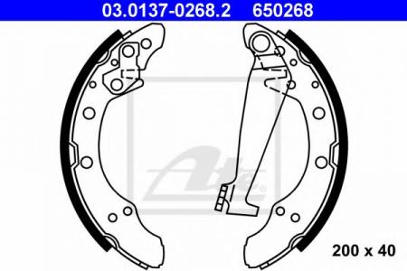    AUDI - 80 (89, 89Q, 8A, B3) - 1.8 S 09.86-10.91 03.0137-0268.2