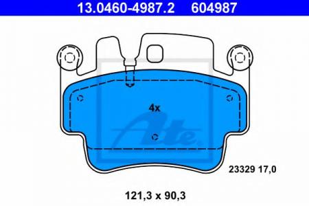    PORSCHE 911 3.4/3.6/3.8 06/97-> 13.0460-4987.2