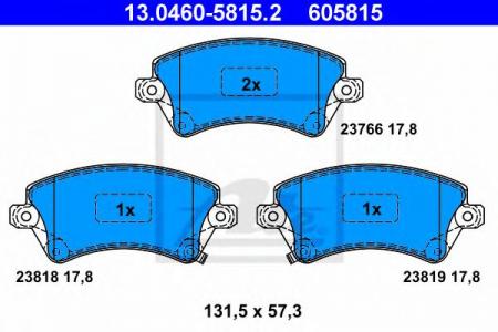    , TOYOTA: COROLLA 1.4 D/1.4 VVT-I/1.6 VVT-I/1.8 VVTL-I TS/1.8 VVTI/2.0 D-4D 01-07, COROLLA VERSO 1.4 D-4D 04-09, COROLLA  1.4 D-4D/1.4 VV 13.0460-5815.2
