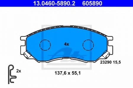 13.0460-5890.2 =FDB1422   . MITSUBISHI L200 / L300 / SPACE GEAR 2.0I-2.5D / TD 94> 13.0460-5890.2