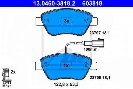     CITROEN NEMO 1.4 / HDI 02 / 08->.FIAT FIORINO 1.3 D 02 / 08-> / IDEA 1.2-1.4 / JTD / 16V 01 / 04-> / LINEA 1.3D / 1.4 06 / 07->.LANCIA MUSA 1.3D / 1.4 10 / 04->.PEUGEOT BIPPER 1.4 / HDI 02 / 08-> 13.0460-3818.2