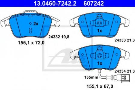    , AUDI: Q3 2.0 TDI/2.0 TDI QUATTRO/2.0 TFSI QUATTRO 11-  SEAT: ALHAMBRA 1.4 TSI/1.8 TFSI/2.0 TDI/2.0 TDI 4WD/2.0 TSI 10-  VW: SHARAN 1.4 TSI 130460-72422