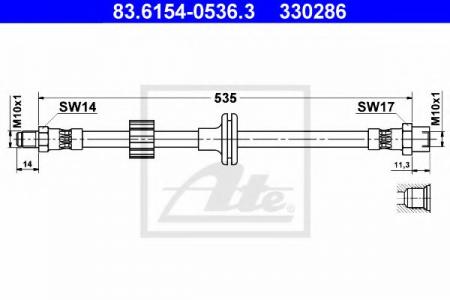    MERCEDES BENZ 83.6154-0536.3