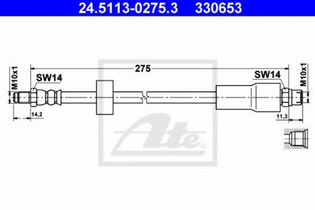    BMW E39 TOURING 9 / 98-> 24.5113-0275.3