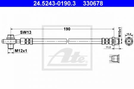   VW PASSAT B5  L/R (L=190) 24.5243-0190.3