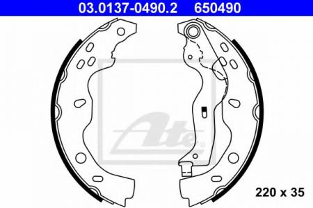   FIAT SEDICI 1.6/1.9D/2.0D/SUZ SX4 1.5/1.6/1.9DDIS/2.0DDIS 06- 220X35 03.0137-0490.2