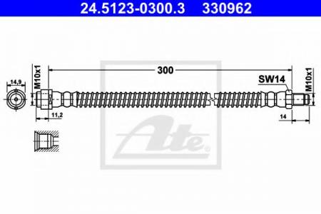    MB W204 07-> 24.5123-0300.3 ATE