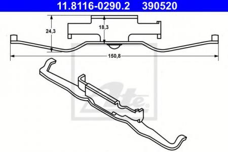   BMW E39/E38/E53/E83 94-  L/R 11.8116-0290.2