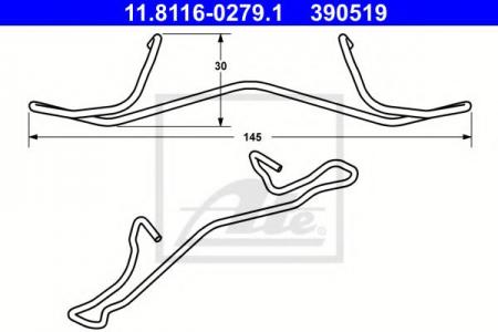   TOY AVENSIS 97-03  L/R 11.8116-0279.1