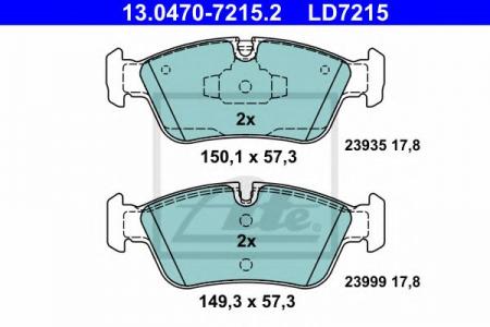   BMW 1 E81 / E87 3 E90 F 04 / 05->> 13.0470-7215.2