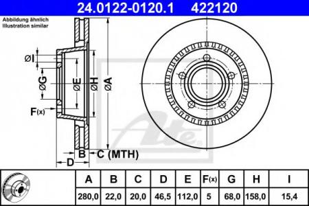     AUDI/VW 24.0122-0120.1