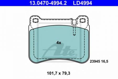   CERAMIC MB W203 / 209 01-> 13.0470-4994.2 ATE