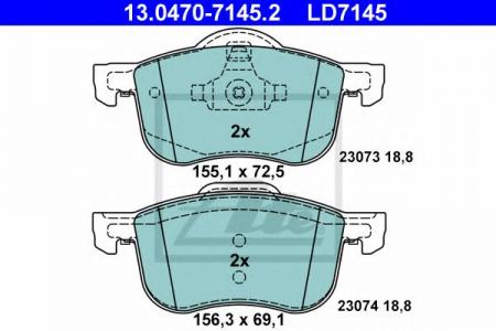  VOL S60/S80/V70 00-  (CERAMIC) 13047071452