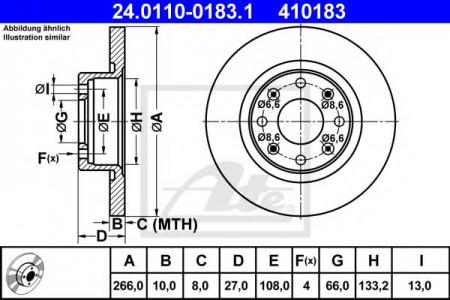 BREMSSCHEIBE VA CITR. UA. 24.0110-0183.1