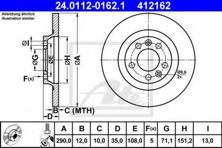   PGT 407/607 1.8-3.0/1.6-2.7HDI 00-    290X12 24.0112-0162.1