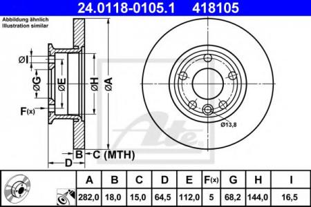     AUDI / VW 24.0118-0105.1