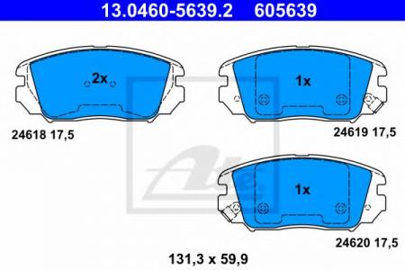    , HY: GRANDEUR 2.2 CRDI/2.7/3.3/3.8 05-, SONATA V 2.0 CRDI/2.0 VVTI GLS/2.4/3.3 05- 13.0460-5639.2