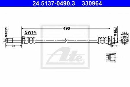   MER SPRINTER 06-  L/R (L=190MM) 24.5137-0490.3