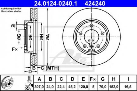   MINI COUNTRYMAN R60 1.6 10-   307X24 24.0124-0240.1