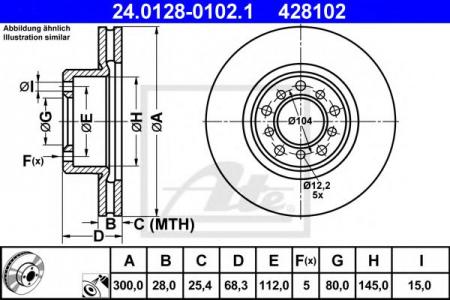   MER W126 85-91   300X28 24.0128-0102.1