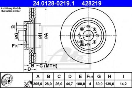   , FIAT: PUNTO/ GRANDE PUNTO 1.4 ABARTH 05-, PUNTO EVO 1.4 ABARTH 08-12 24.0128-0219.1