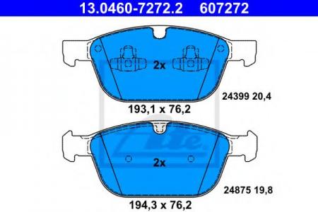    , VOLVO: XC60 2.0 T/2.4 D/2.4 D/ D3/ D4 AWD/3.2 AWD/D3/D5/D5 AWD/T5/T6 AWD 08-, XC90 2.5 T/3.2/3.2 AWD/D3/ D5/D5/T6/V8 02- 13046072722