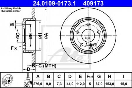   MERCEDES-BENZ W176/W246 24.0109-0173.1