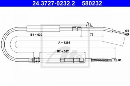   BMW E38 L (L=1265) 24.3727-0232.2