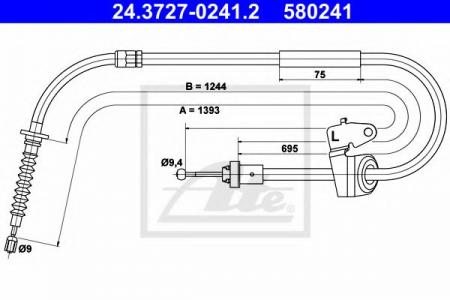   MINI COOPER S/ONE/WORKS/DS/SD (R56/R57) 01-  L (L=1393MM) 24.3727-0241.2