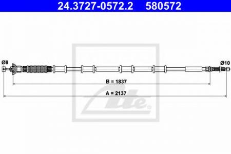   FIAT DOBLO 1.2-1.6/1.9D/JTD 01- R (L=2137MM) 24372705722