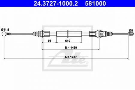   OPL MOVANO/REN MASTER 98-  L/R (L=1737MM) 24.3727-1000.2