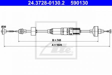    VW GOLF/VENTO 92-> 24.3728-0130.2