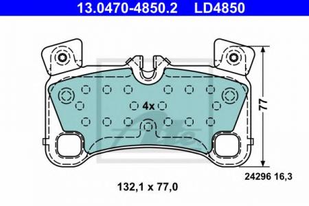 13.0470-4850.2     19 VW TOUREG, AUDI Q7, PORSCHE CAYENNE 02> 13.0470-4850.2